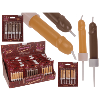 Палави свещи за торта 6 броя комплект