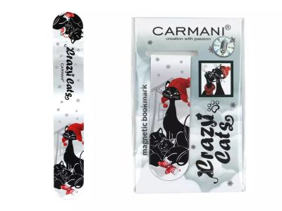 Магнитен книгоразделител "Коледни котки"