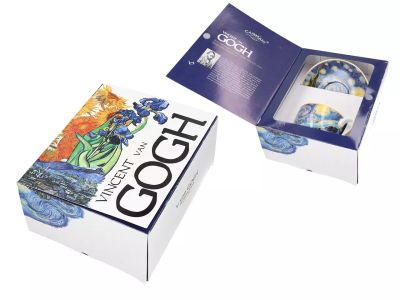 Чаша с чинийка "Звездна нощ" на Винсент Ван Гог 