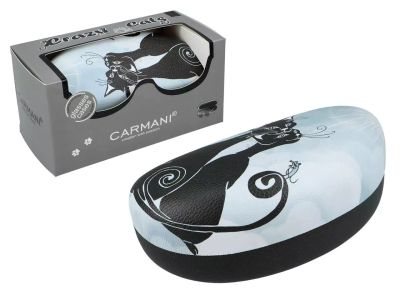 Голяма кутийка за очила "Влюбени котки" 