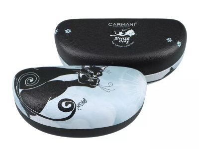 Голяма кутийка за очила "Влюбени котки" 