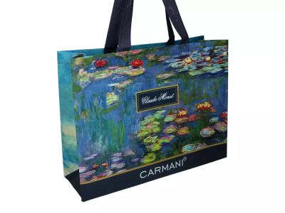 Малка чанта с картина на Моне "Дамата с чадъра"