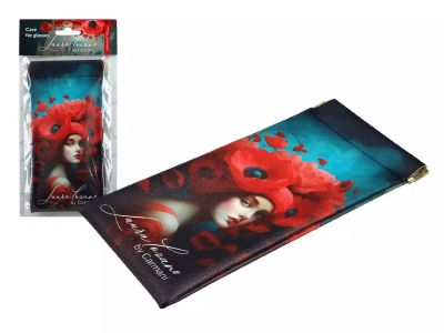 Калъф за очила "Дамата с маковете" на Лаура Лозано