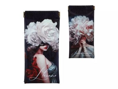 Калъф за очила "Дамата с божурите" на Лаура Лозано