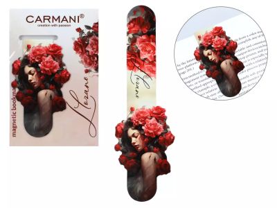 Магнитен книгоразделител "Дамата с розите" на Лаура Лозано