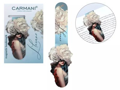 Магнитен книгоразделител "Дамата с белите рози" на Лаура Лозано