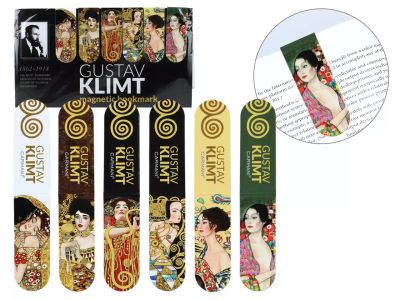 Магнитни книгоразделители комплект 6 броя на Густав Климт