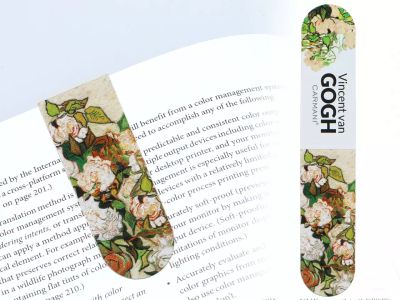 Магнитни книгоразделители комплект 4 броя на Ван Гог (картини с цветя)