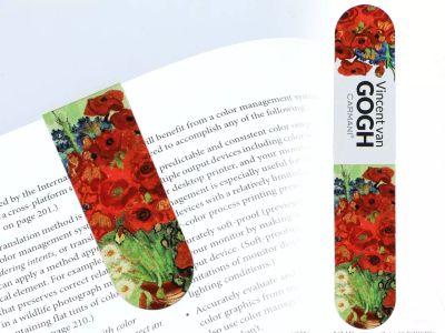 Магнитни книгоразделители комплект 4 броя на Ван Гог (картини с цветя)