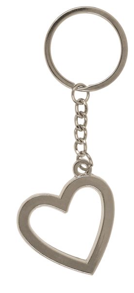 Подаръчен сет - порцеланова чаша с ключодържател сърце