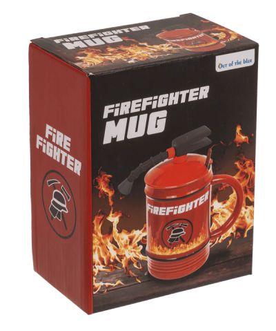 Чаша пожарникар с лъжичка